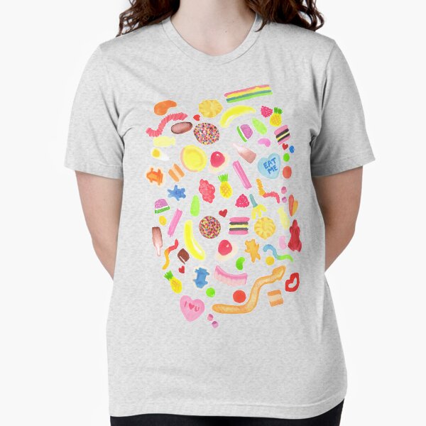 Mixed Lollies | Watercolour Tri-blend T-Shirt
