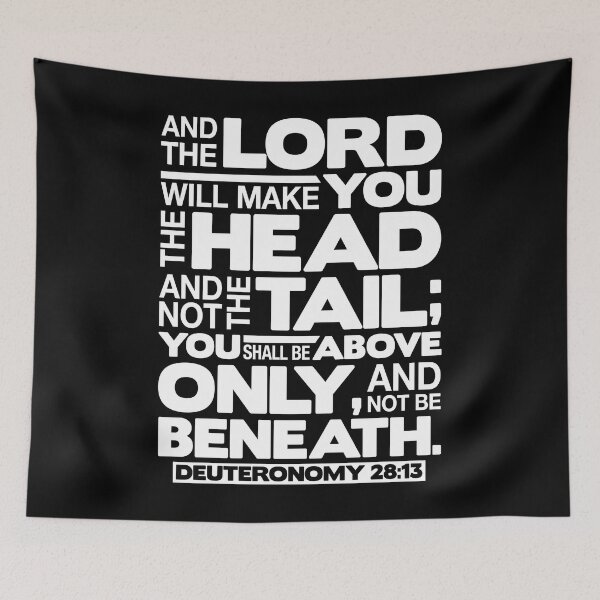 Item preview, Deuteronomy 28:13 The Head And Not The Tail designed and sold by plushism.