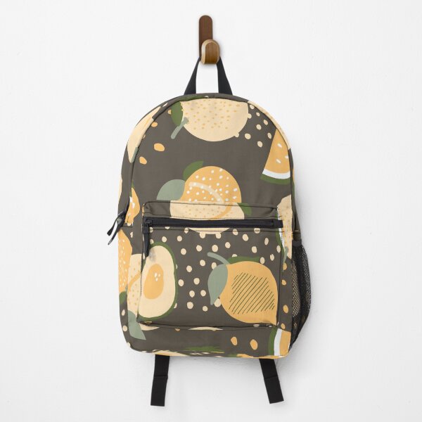 Item preview, Summer Vibes Fruit Pattern - dark yellow designed and sold by Dorina Larsdotter.