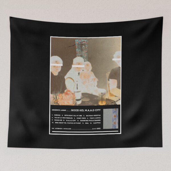 Item preview, Good Kid, M.A.A.D City Aesthetic Tracklist (Inverted) designed and sold by TOURETTESBOYLOL.