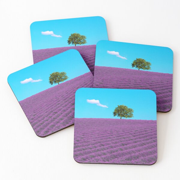Item preview, Lavender flowers field, tree and cloud. Provence, France designed and sold by Stefano Orazzini.