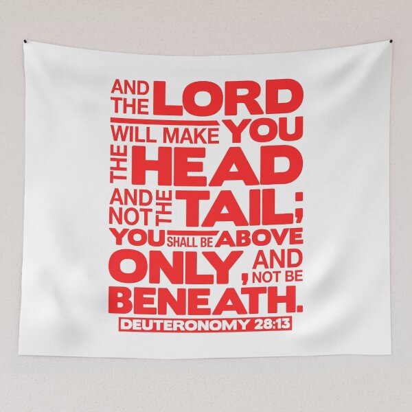 Item preview, Deuteronomy 28:13 The Head And Not The Tail designed and sold by plushism.