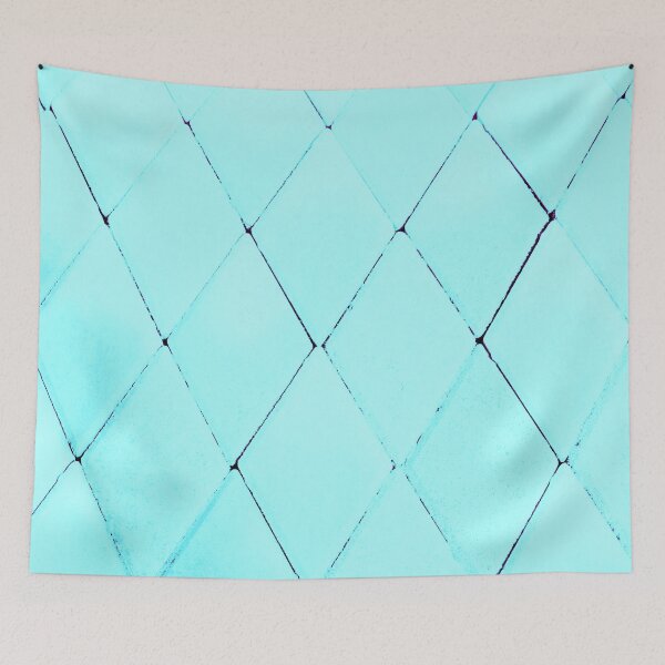 Item preview, Modern classic pastel light ocean blue pattern designed and sold by fowons.