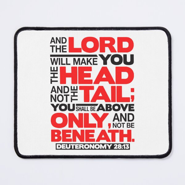 Item preview, Deuteronomy 28:13 The Head And Not The Tail designed and sold by plushism.