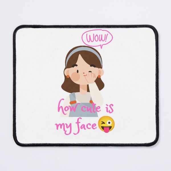 Item preview, Wow!how cute is my face designed and sold by Jaadueekala.