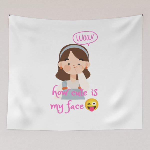Item preview, Wow!how cute is my face designed and sold by Jaadueekala.