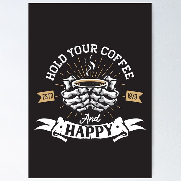 Item preview, Mantenga su café y feliz: diseño vintage para amantes del café designed and sold by easyeye.