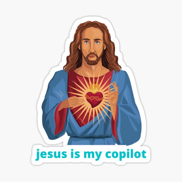 Item preview, Jesus is my copilot art designed and sold by Skpfashion.