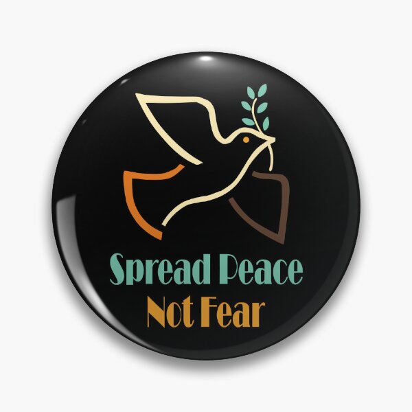 Item preview, Spread Peace Not Fear - Vintage Retro Dove designed and sold by Coffee Partee.