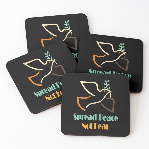Item preview, Spread Peace Not Fear - Vintage Retro Dove designed and sold by Coffee Partee.