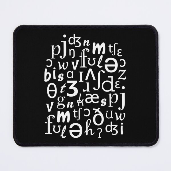Item preview, English Phonetic Sounds Linguistics Black designed and sold by KristenStewar.