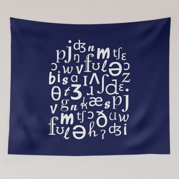 Item preview, English Phonetic Sounds  Linguistics Black designed and sold by KristenStewar.