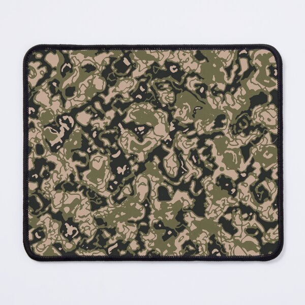 Item preview, Military Camouflage Artistic Cutout Patterns in Green, Beige and Black designed and sold by ShopieHome.