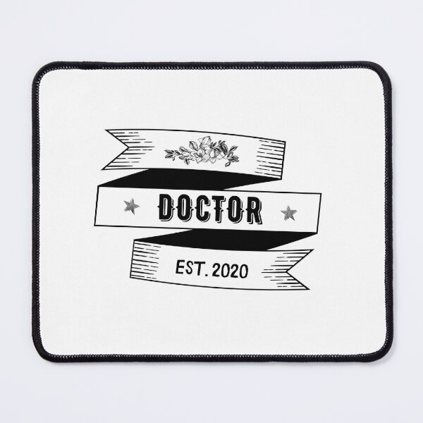 Item preview, Doctor Est. 2020 Graduation Vintage Design - black on white designed and sold by med-artist.