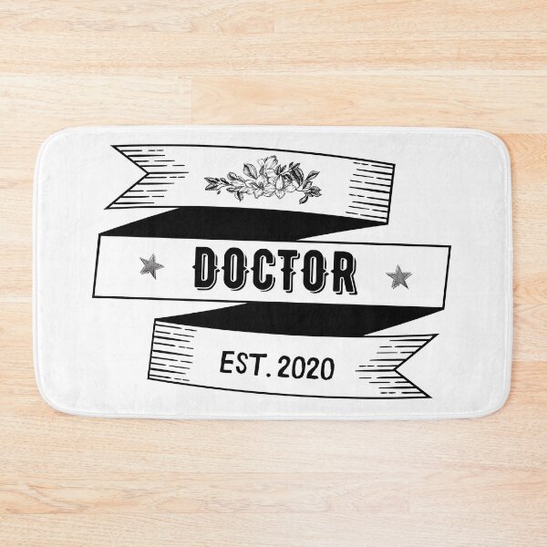 Item preview, Doctor Est. 2020 Graduation Vintage Design - black on white designed and sold by med-artist.