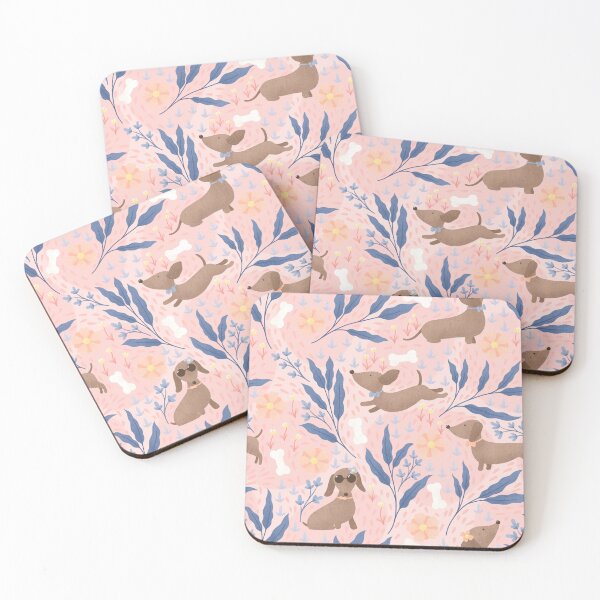 Item preview, Floral Dachshunds designed and sold by RebeccaFlaherty.