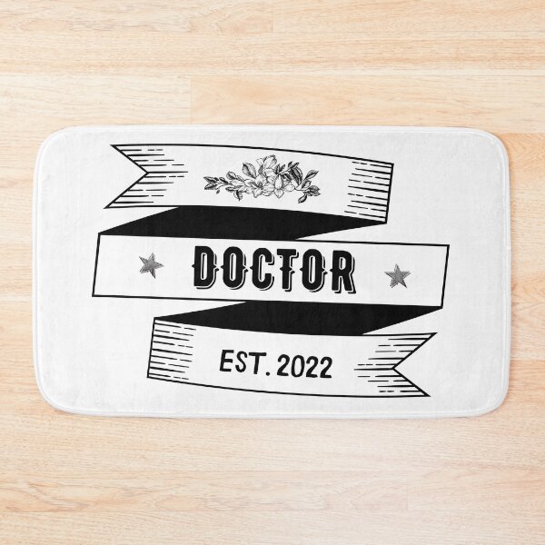 Item preview, Doctor Est. 2022 Graduation Vintage Design - black on white designed and sold by med-artist.