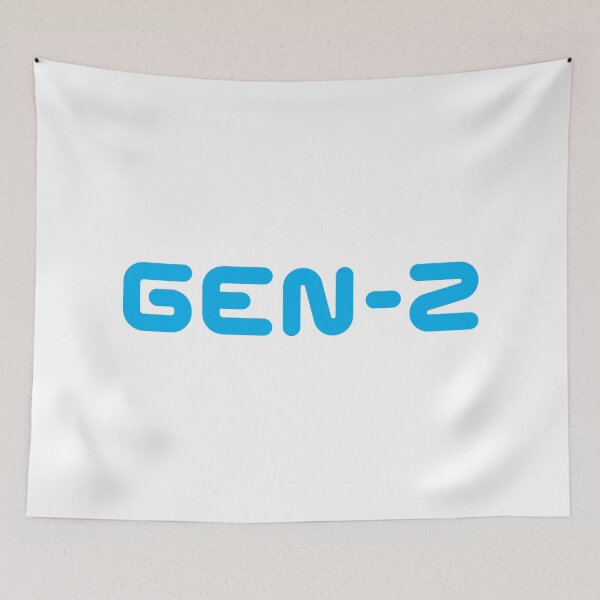 Item preview, GEN-Z / Gen Z / Generation Z (Blue Text) designed and sold by STUDIO-72.