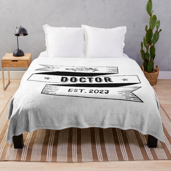 Item preview, Doctor Est. 2023 Graduation Vintage Design - black on white designed and sold by med-artist.