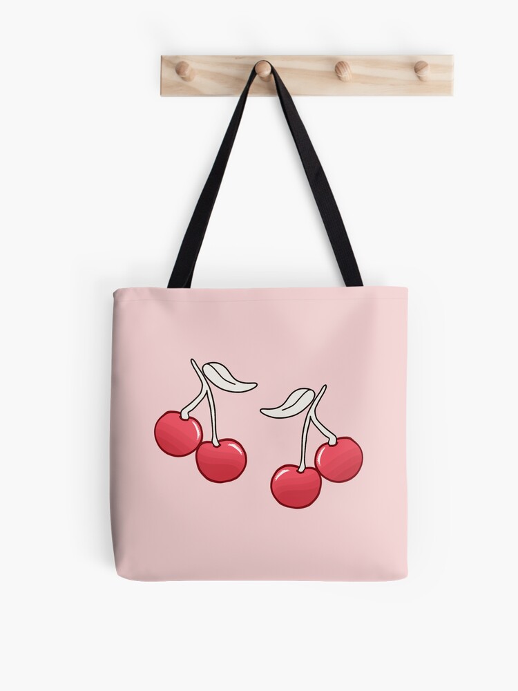トップス herlipto cherry tee cherry tote bag Herlipto HLT Cherry Tote Bag espresso トートバッグ チェリー