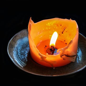 Solo Melting Wax Flickering Candle | Poster