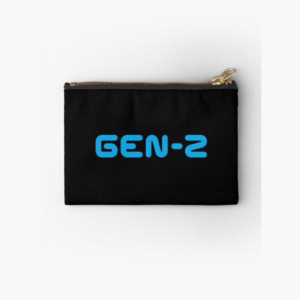 Item preview, GEN-Z / Gen Z / Generation Z (Blue Text on Black) designed and sold by STUDIO-72.
