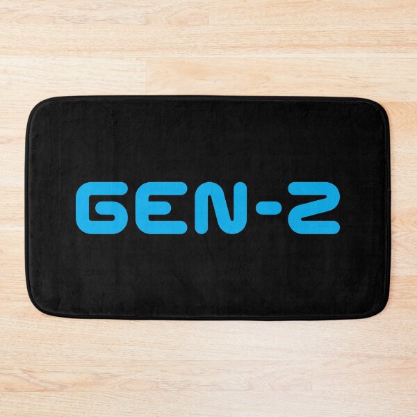 Item preview, GEN-Z / Gen Z / Generation Z (Blue Text on Black) designed and sold by STUDIO-72.