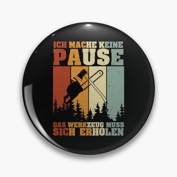 Item preview, Förster Keine Pause Werkzeug Muss Sich Erholen Lustig Retro designed and sold by StrongShirts.