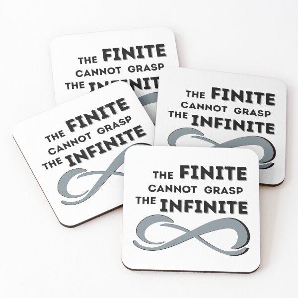 Item preview, The finite cannot grasp the infinite. designed and sold by Sarocha Kaewsanod.