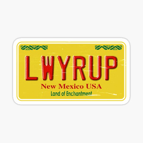 "LWYRUP" Sticker by JohnHan | Redbubble
