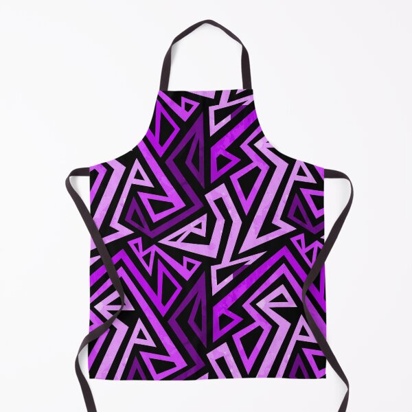 Item preview, African Geometric Abstract Tribal Pattern in Fuchsia Pink and Purple Tone Colors designed and sold by SoccaTamam.