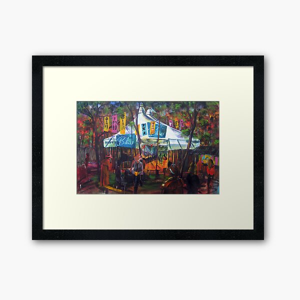 the New Blues - the Gympie Muster Framed Art Print