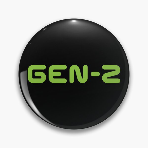 Item preview, GEN-Z / Gen Z / Generation Z (Gree Text on Black) designed and sold by STUDIO-72.