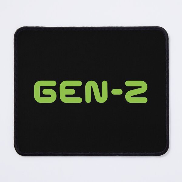 Item preview, GEN-Z / Gen Z / Generation Z (Gree Text on Black) designed and sold by STUDIO-72.