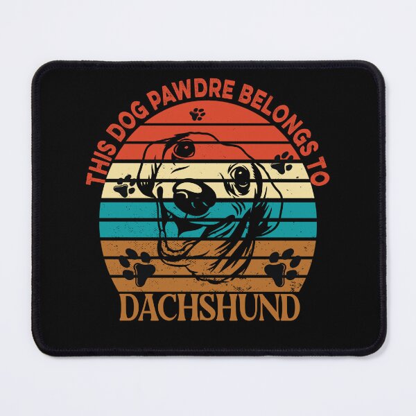 Item preview, Dog Pawdre Dad Dachshund Owner Vintage designed and sold by Cuddlythopia.