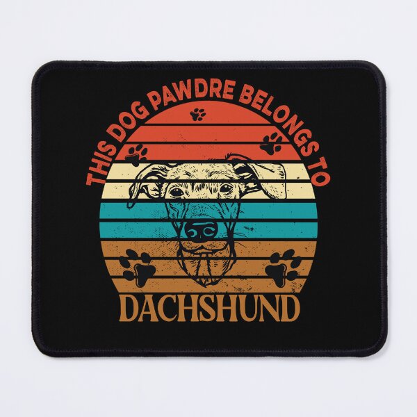Item preview, Dog Pawdre Dad Dachshund Puppy Owner Vintage designed and sold by Cuddlythopia.
