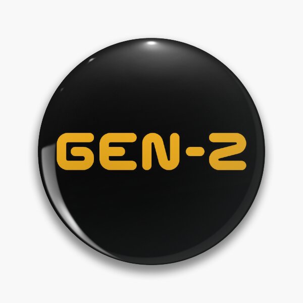 Item preview, GEN-Z / Gen Z / Generation Z (Orange Text on Black) designed and sold by STUDIO-72.