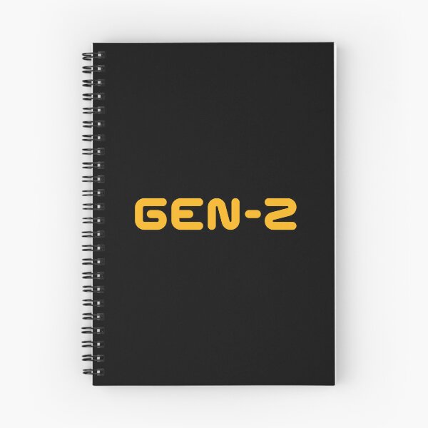 Item preview, GEN-Z / Gen Z / Generation Z (Orange Text on Black) designed and sold by STUDIO-72.