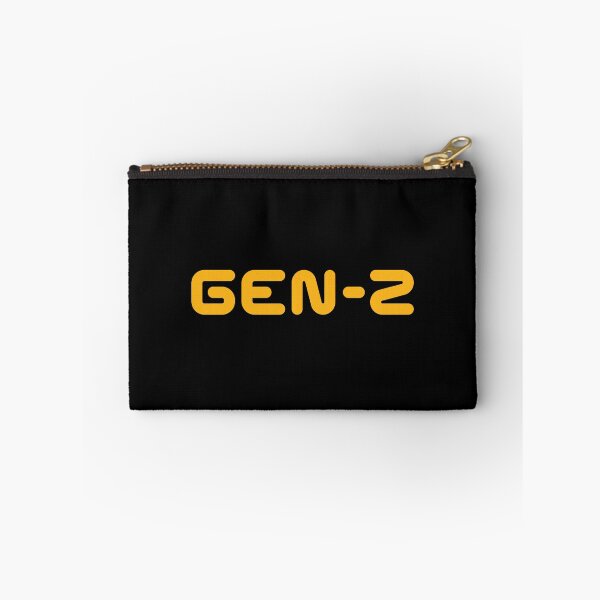 Item preview, GEN-Z / Gen Z / Generation Z (Orange Text on Black) designed and sold by STUDIO-72.