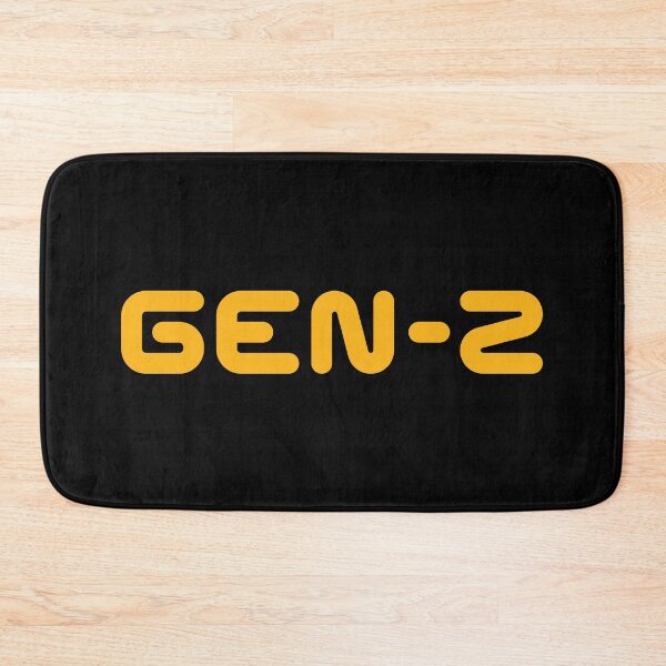 Item preview, GEN-Z / Gen Z / Generation Z (Orange Text on Black) designed and sold by STUDIO-72.