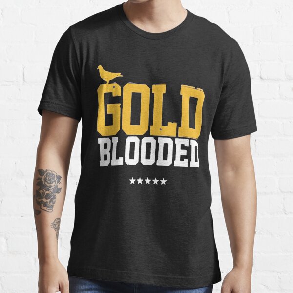 gold blooded - warriors gold blooded and warriors gold blooded 2023   Essential T-Shirt for Sale by qesusedvaesene