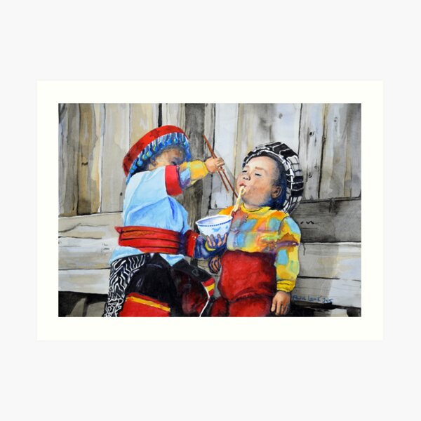 Tibetan Noodles Art Print