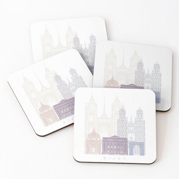Item preview, DIJON  SKYLINE POSTER PASTEL designed and sold by paulrommer.