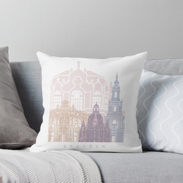 Item preview, DRESDEN SKYLINE POSTER PASTEL designed and sold by paulrommer.