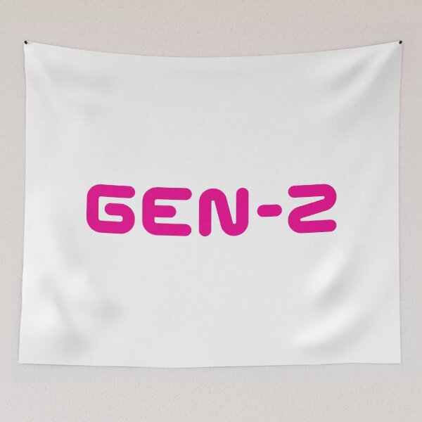 Item preview, GEN-Z / Gen Z / Generation Z (Pink Text) designed and sold by STUDIO-72.