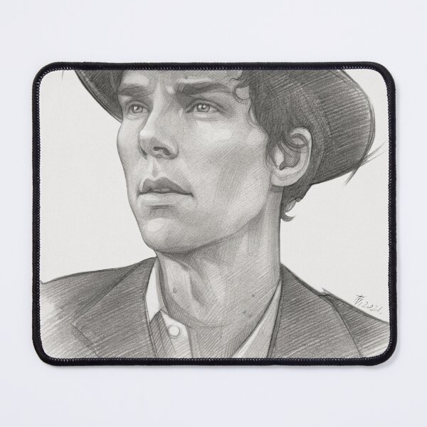 Item preview, James, Third Star, Benedict Cumberbatch, Pencil Art designed and sold by TendaLee.