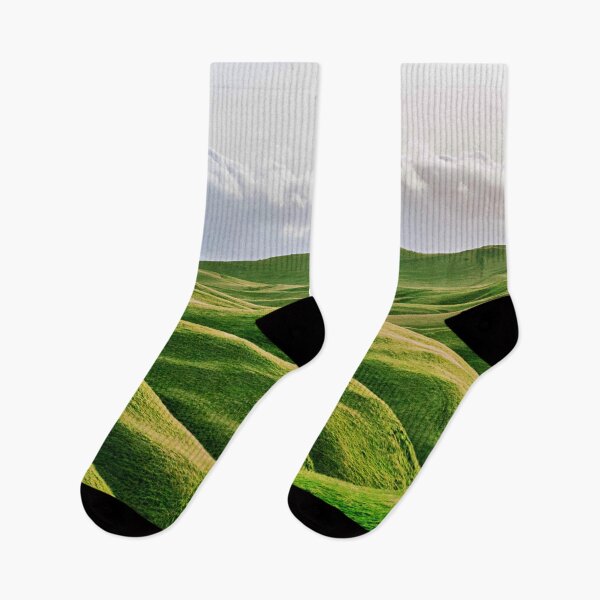 Item preview, Green Rolling Hills Photography - Cloudy Day  designed and sold by Tjokko-chan.