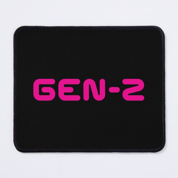 Item preview, GEN-Z / Gen Z / Generation Z (Pink Text on Black) designed and sold by STUDIO-72.