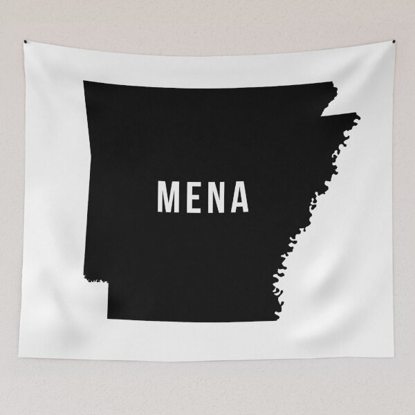 Item preview, Mena, Arkansas State Silhouette designed and sold by CartoCreative.