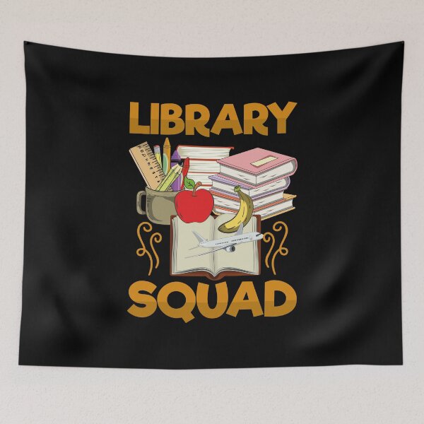 Item preview, Reading Book Nerd Library Squad Funny Librarian designed and sold by bestshirtdesign.